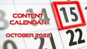 october content calendar